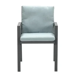 Garden Impressions Brendon lounge dining stoel - licht en mint grijs