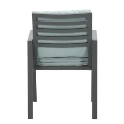 Garden Impressions Brendon lounge dining stoel - licht en mint grijs