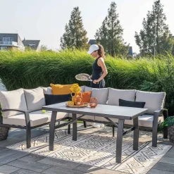 Garden Impressions Buitenkleed Malawi oker 200x290 cm