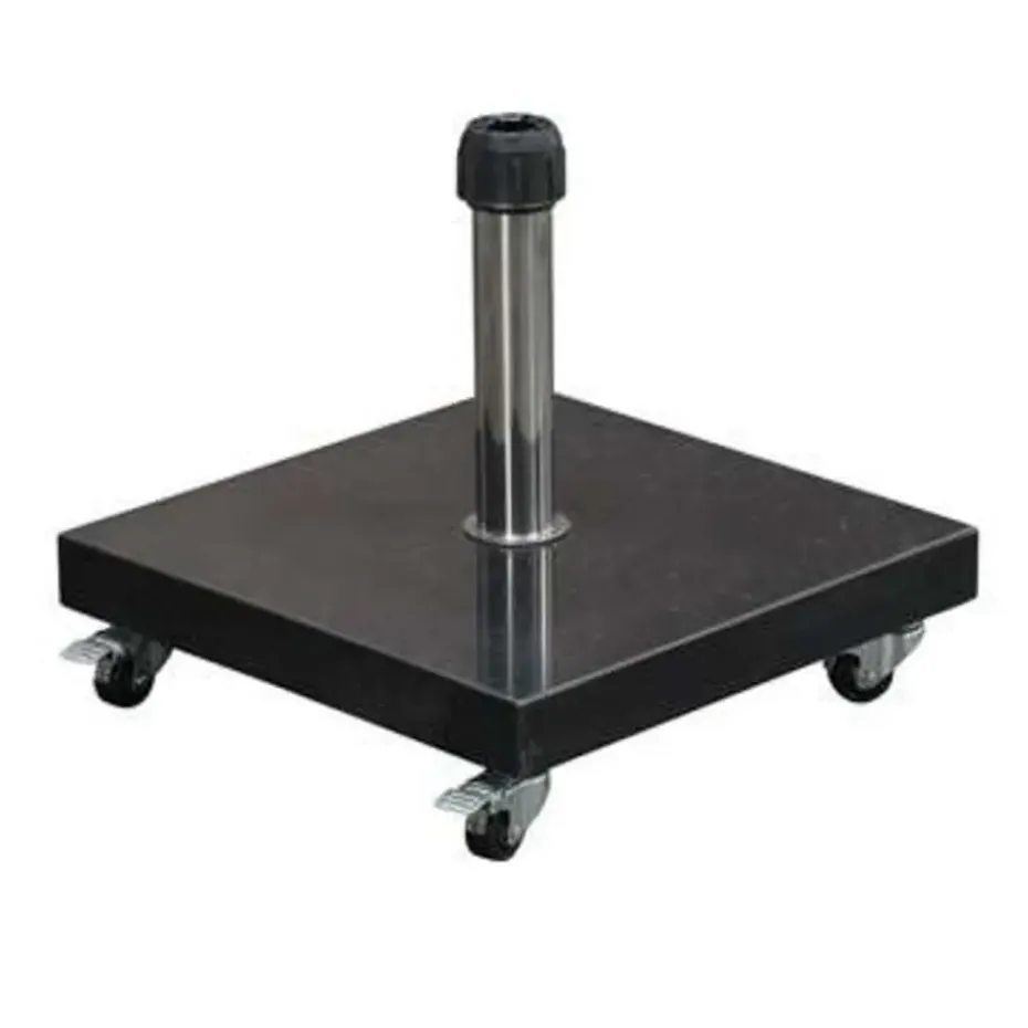 Garden Impressions Eureka granieten parasolvoet 40 kg - zwart