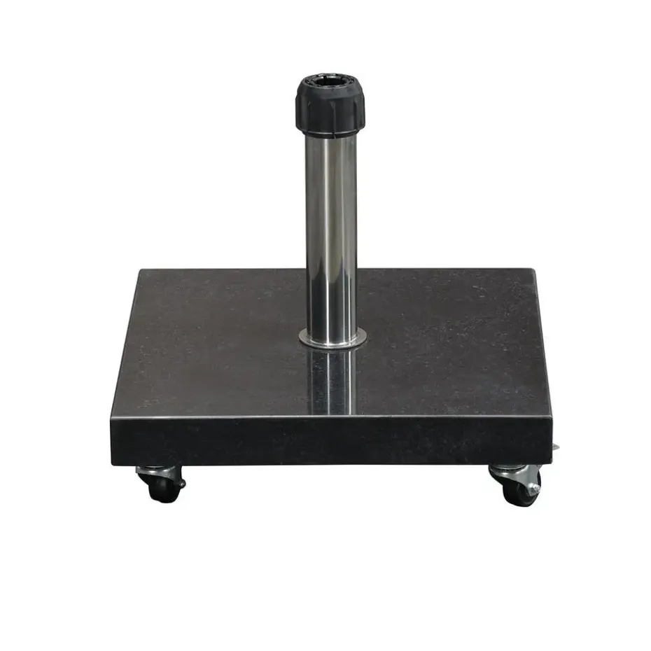 Garden Impressions Eureka granieten parasolvoet 40 kg - zwart