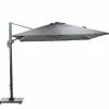 Garden Impressions Hawaii BP telescopic zweefparasol 300x400cm - zwart