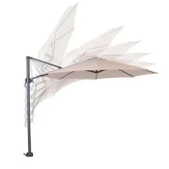 Garden Impressions Hawaii zweefparasol S Ø300 cm ecru