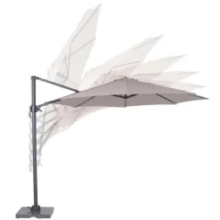 Garden Impressions Hawaii zweefparasol S Ø300 cm zand