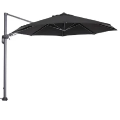Garden Impressions Hawaii zweefparasol Ø350 c. black - zwart
