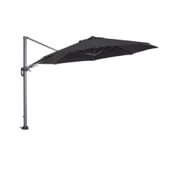 Garden Impressions Hawaii zweefparasol Ø350 c. black - zwart