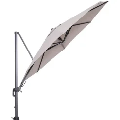 Garden Impressions Hawaii zweefparasol Ø350 cm - frame carbon black - doek zand