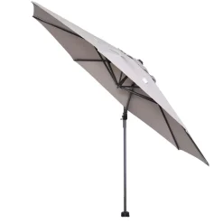 Garden Impressions Hawaii zweefparasol Ø350 cm - frame carbon black - doek zand
