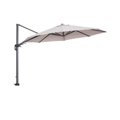 Garden Impressions Hawaii zweefparasol Ø350 cm - frame carbon black - doek zand