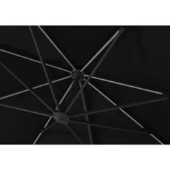 Garden Impressions Hawaii Lumen LED parasol 300x300 -d. grijs - zwart