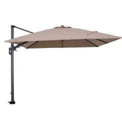 Garden Impressions Hawaii zweefparasol 300x300 c. black - taupe
