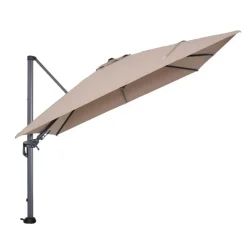 Garden Impressions Hawaii zweefparasol 300x300 c. black - taupe