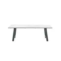 Garden Impressions Leuven tuintafel 220 x 100 cm - donker grijs