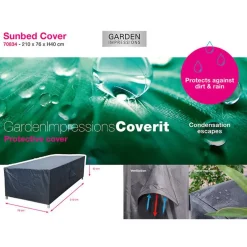 Garden Impressions Ligbed hoes 210x76xH40 cm