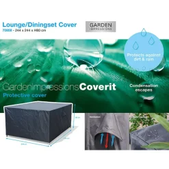 Garden Impressions Lounge dining hoes 244x244xH80 cm