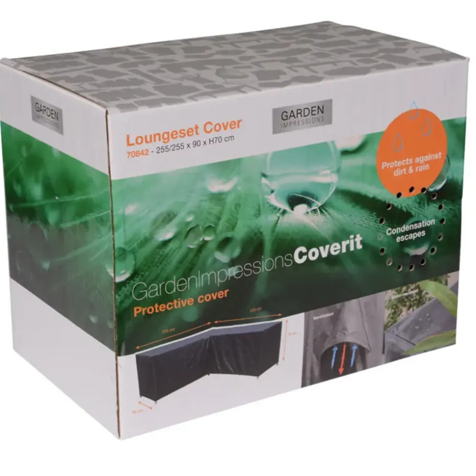 Garden Impressions Lounge hoesset L 255/255x90xH70 cm