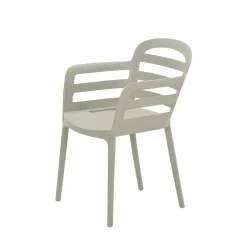 Garden Impressions Mira tuinstoel zand - 4 stuks