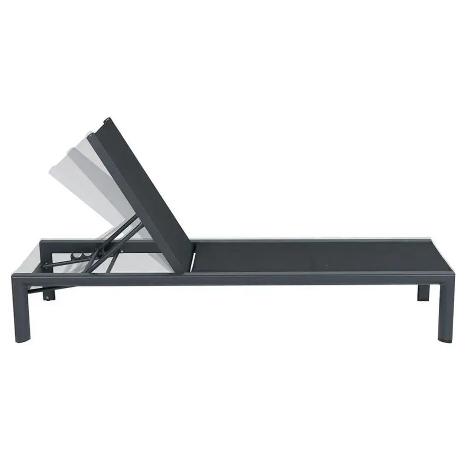 Garden Impressions Palmas ligbed - donker grijs / antraciet