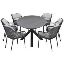 Garden Impressions Pemba - Scot tuinset 7-delig - Napoli grey