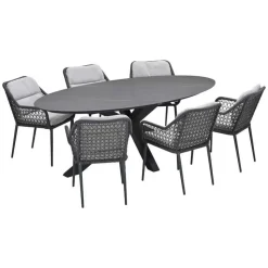Garden Impressions Pemba - Scot tuinset 7-delig - Napoli grey