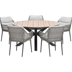 Garden Impressions Pemba - Tulli tuinset 6-delig Ø148x75 cm