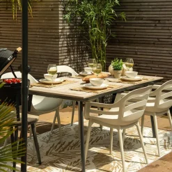 Garden Impressions Penedo tuintafel 160x90 cm - light teak vironwood