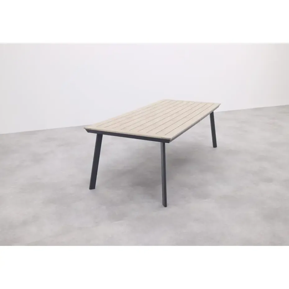 Garden Impressions Penedo tuintafel 230x100 cm - light teak vironwood