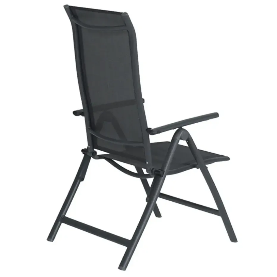 Garden Impressions Santos verstelbare tuinstoel - donker grijs