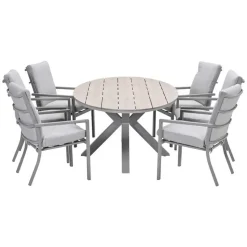 Garden Impressions Senja - Tulli tuinset 7-delig valley sand 220x115cm