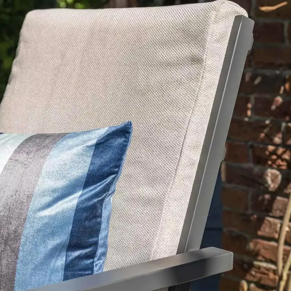 Garden Impressions Sergio dining tuinstoel Carbon black/Dessert