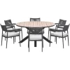 Garden Impressions Tineo - Tulli tuinset 7-delig Ø148x75 cm