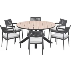 Garden Impressions Tineo - Tulli tuinset 7-delig Ø148x75 cm