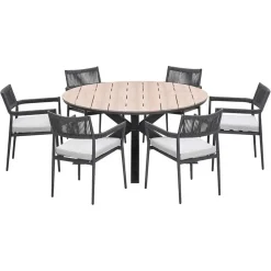 Garden Impressions Tineo - Tulli tuinset 7-delig Ø148x75 cm