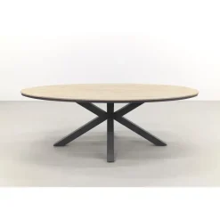 Garden Impressions Tulli tuintafel 220x115 cm - licht bruin