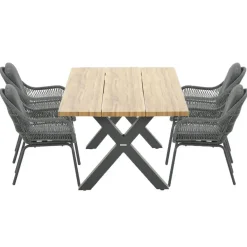 Garden Impressions Yima tuinset 7-delig - Zadar tafel 180x100 cm