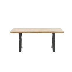 Garden Impressions Zadar tuintafel 180x100 donker grijs - X-frame