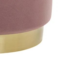 GARLAND - Poef - Roze - 40/33 cm - Fluweel