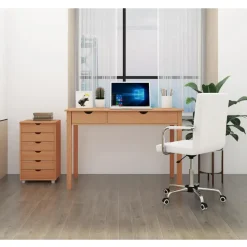 Gava - Bureau met 2 laden in grenen natuur