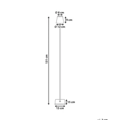 GAVARRESA - Tafellamp - Zwart - IJzer
