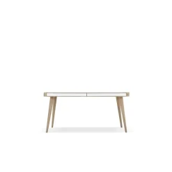 Gazzda Ena Table Eikenhouten Eettafel 160 x 90 cm - Whitewash
