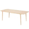 Gazzda Fawn Table Houten Eettafel - 200 x 90 cm - Whitewash Eiken