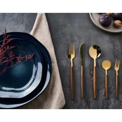 GEMELLI - Bestekset 30-delig - Goud - RVS