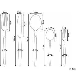 GEMELLI - Bestekset 30-delig - Goud - RVS