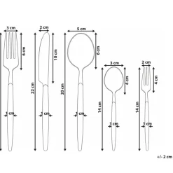 GEMELLI - Bestekset 30-delig - Zilver - RVS