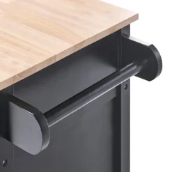 GENOA - Keukentrolley - Zwart - MDF