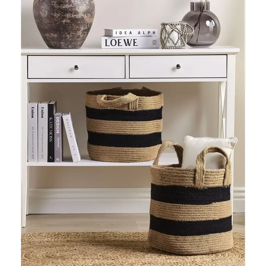 GEREDE - Mand set van 2 - Beige - Jute