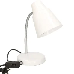 Gerim Bureaulamp - wit - 14 x 34 cm - 40 watt - buigbaar