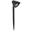 Gerimport - Solar tuinlamp - zwart - LED - oplaadbaar - H37cm