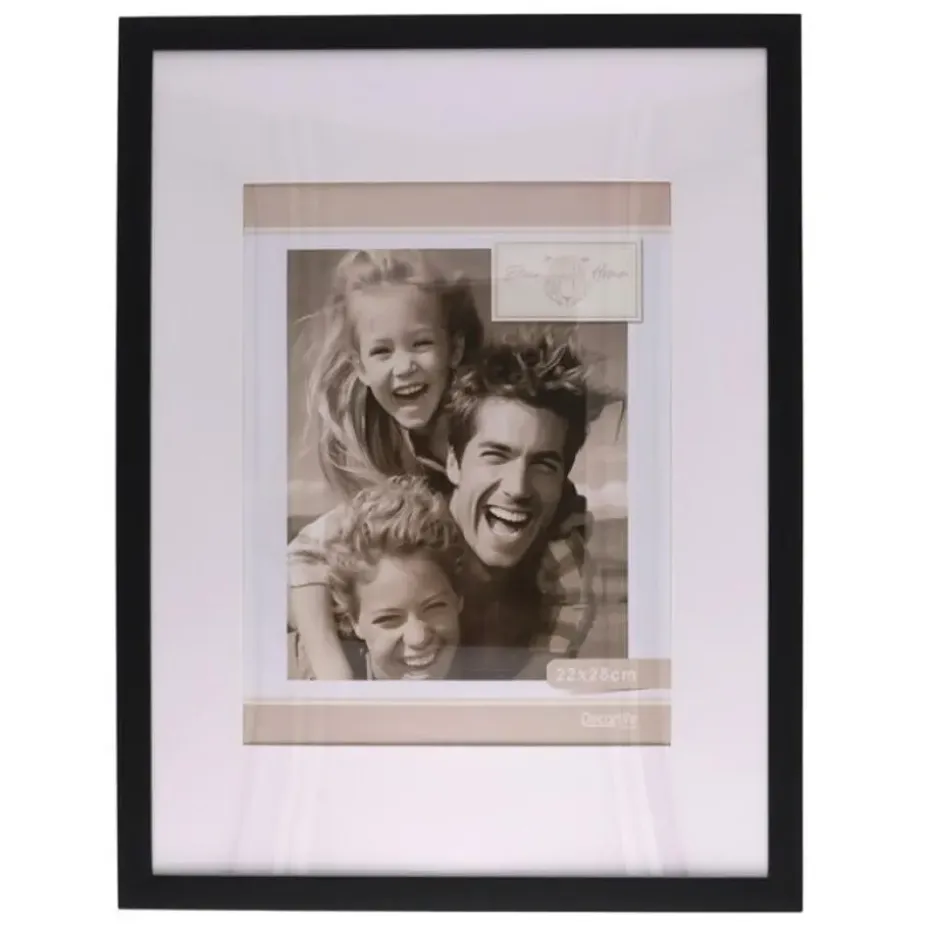 Gerimport Fotolijstje Paris - 30 x 40 cm - zwart - passe partout