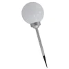 Gerimport Solar tuinlamp/prikspot grote bol - H56 cm